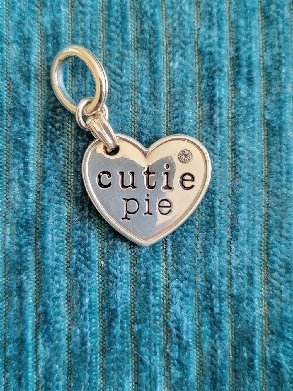 Brighton "Cutie Pie"/"Sweet Thing" Silver Charm Pendant